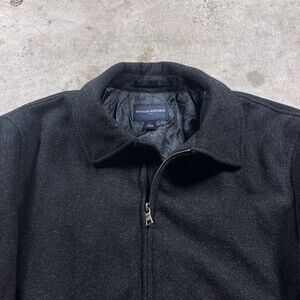 Banana Republic Charcoal Italian Cashmere Wool Blend Men's Coat Size L
